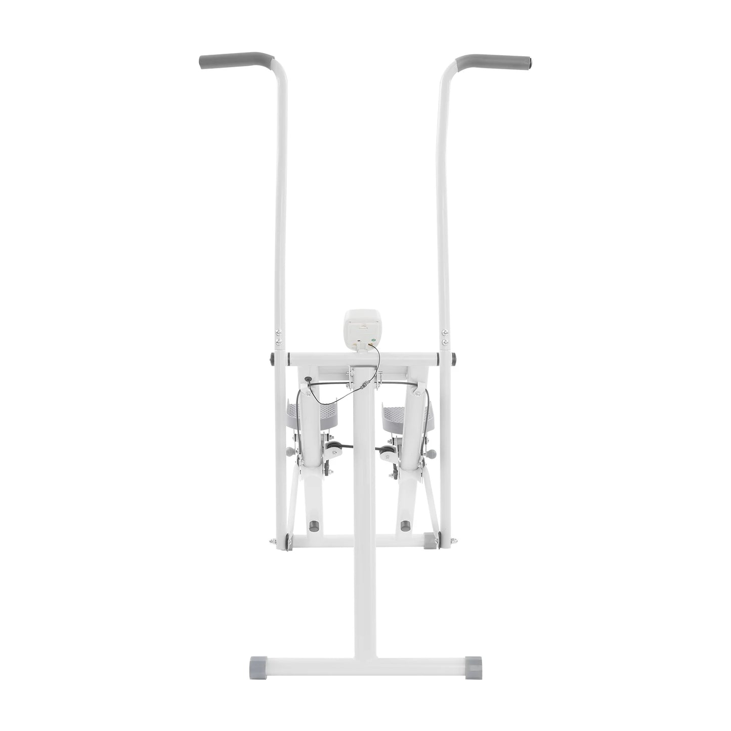 Compact Stair Stepper Machine for Home Full Body Workout Climber/with Digital Monitor Space Saving Exercise Equipment (White)