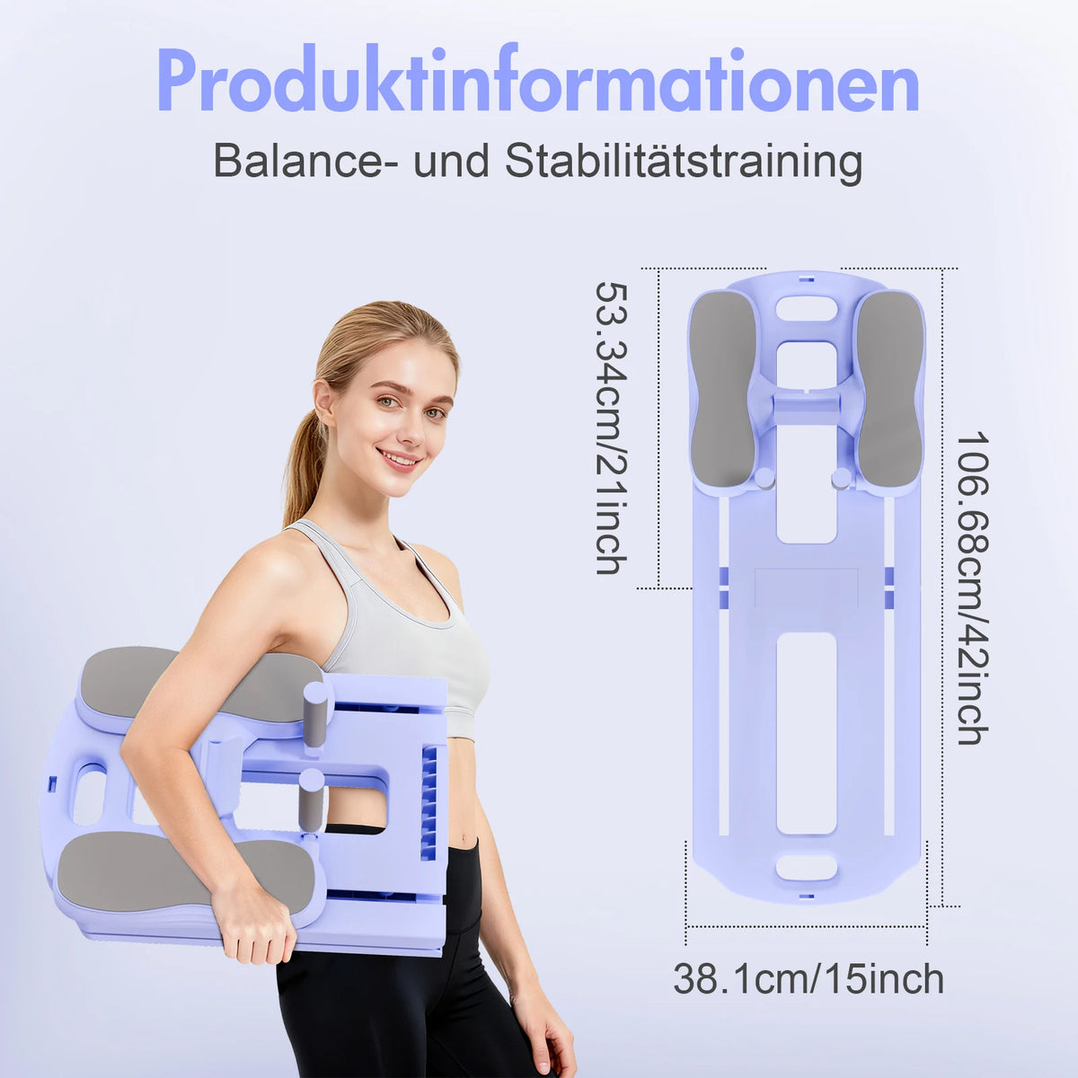 Foldable Pilates Ab Board 5-in-1 Core Training Slab Board/Abdominal Exercise Fitness Equipment Multifunctional