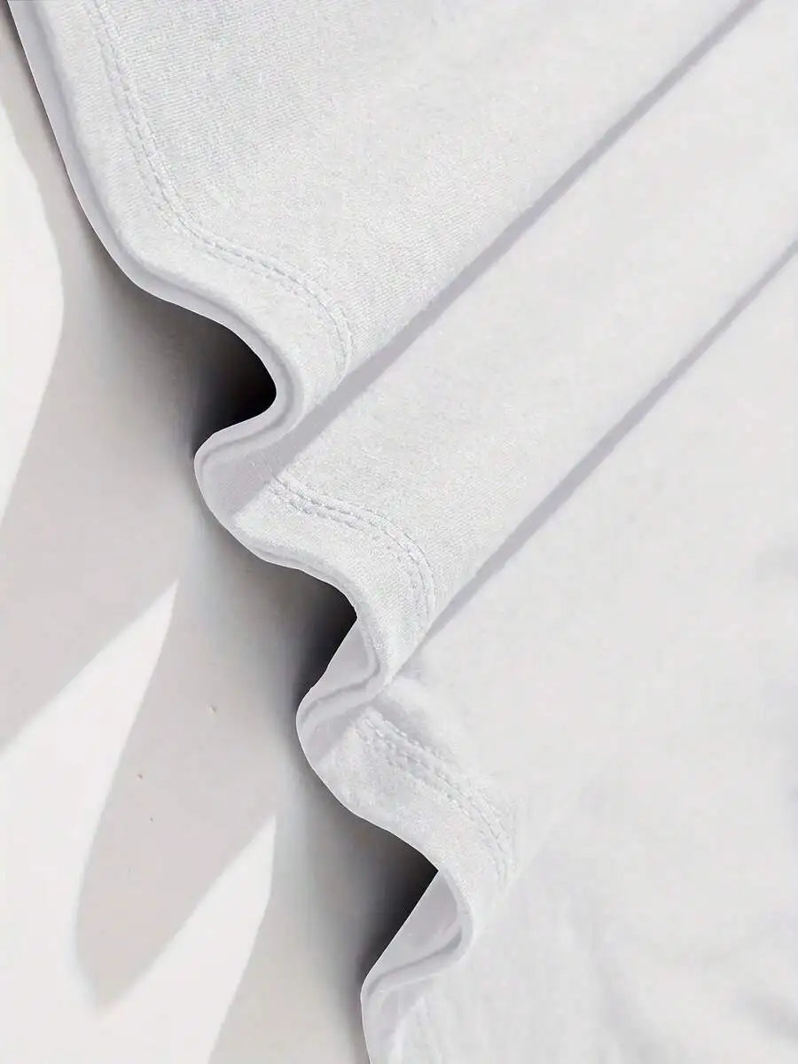 Men's Casual Round Neck Long Sleeve T-Shirt/Solid Color Comfortable Cotton Tee