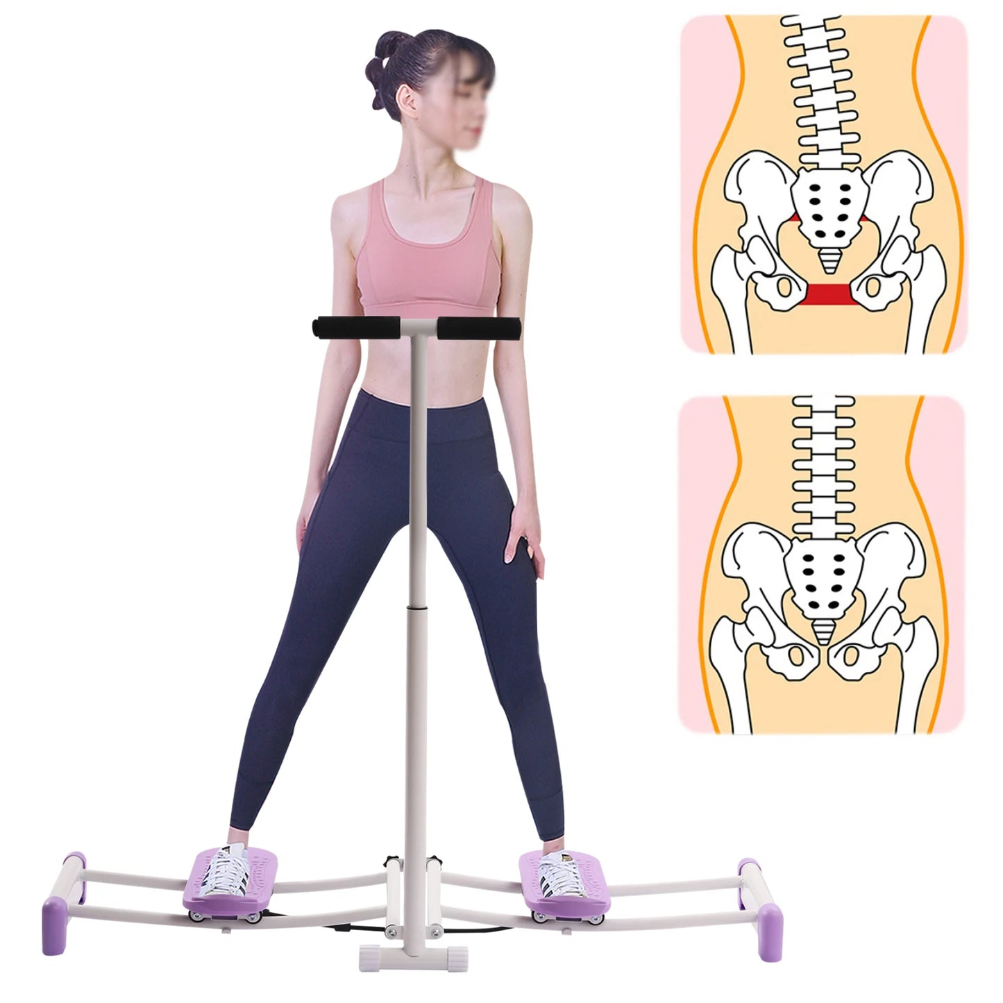 Pelvic Floor Muscle Fitness Equipment/Yoga Strengthen Thigh Training Device Home
