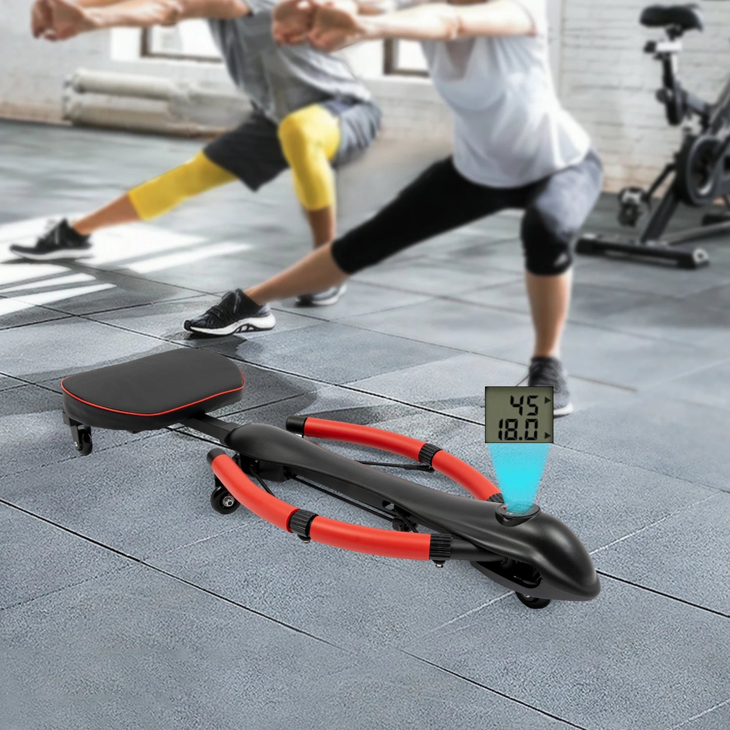 Foldable Dragonfly Ab Trainer Multifunctional Core Belly Workout Machine/330lbs Capacity for Home Gym Abdominal Muscle Fitness