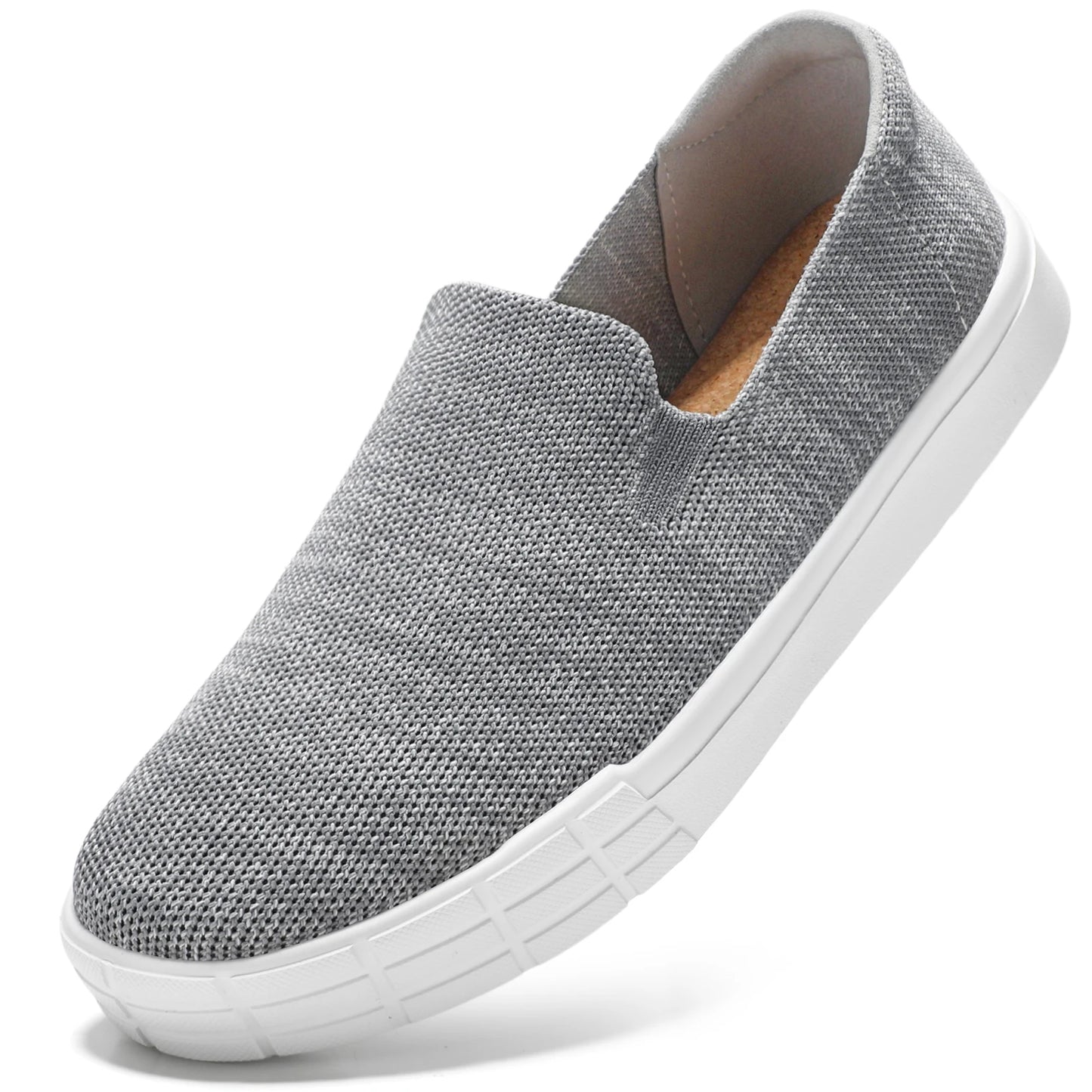 STQ Knit Slip on Shoes Women Breathable Loafers/Comfortable Knit Casual Shoes for Women