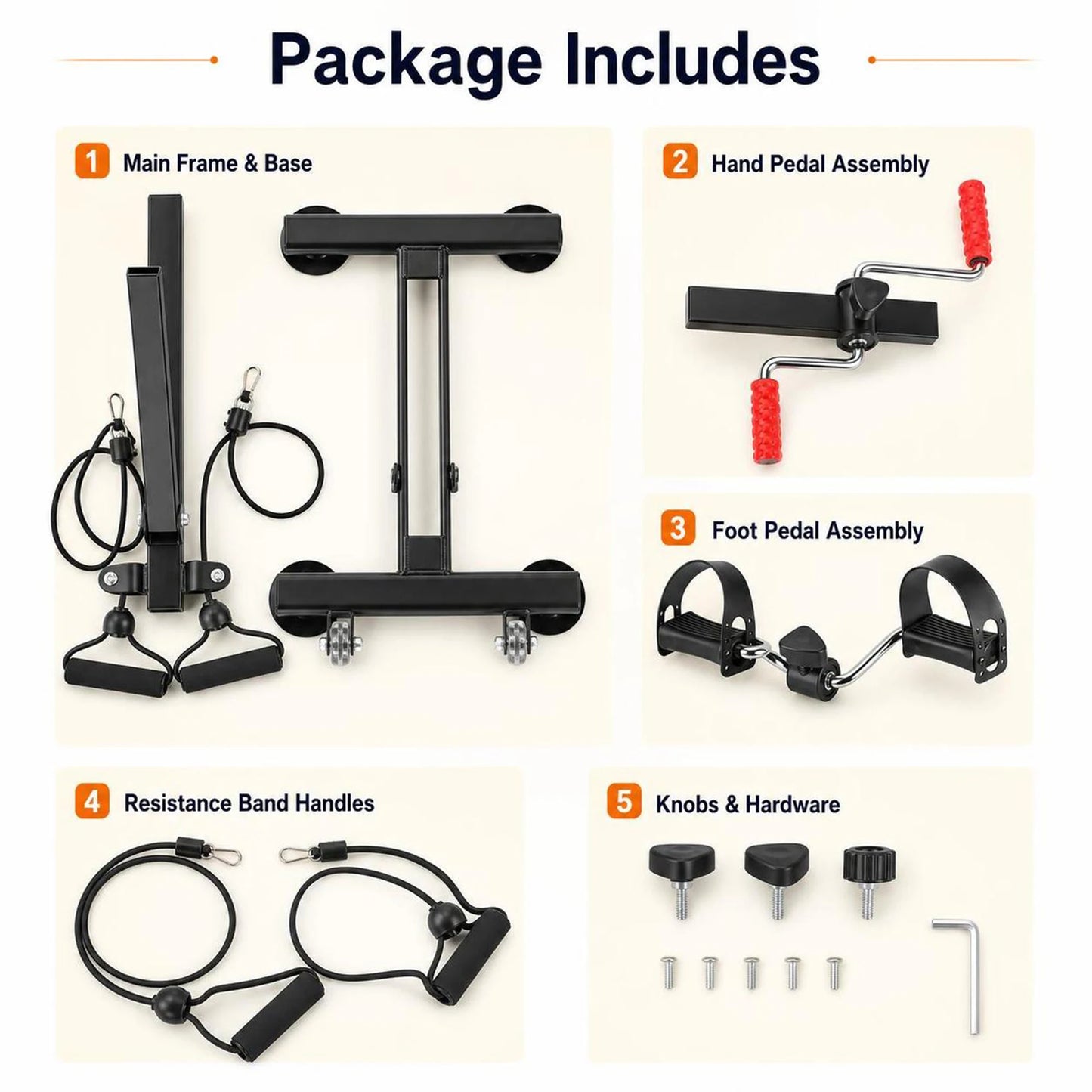Adjustable Resistance Under Desk Exercise Bike, Stationary Upright Pedal Cycle/for Elderly Leg Strength & Aerobic Training, Arm Leg Rehabilitation Machine
