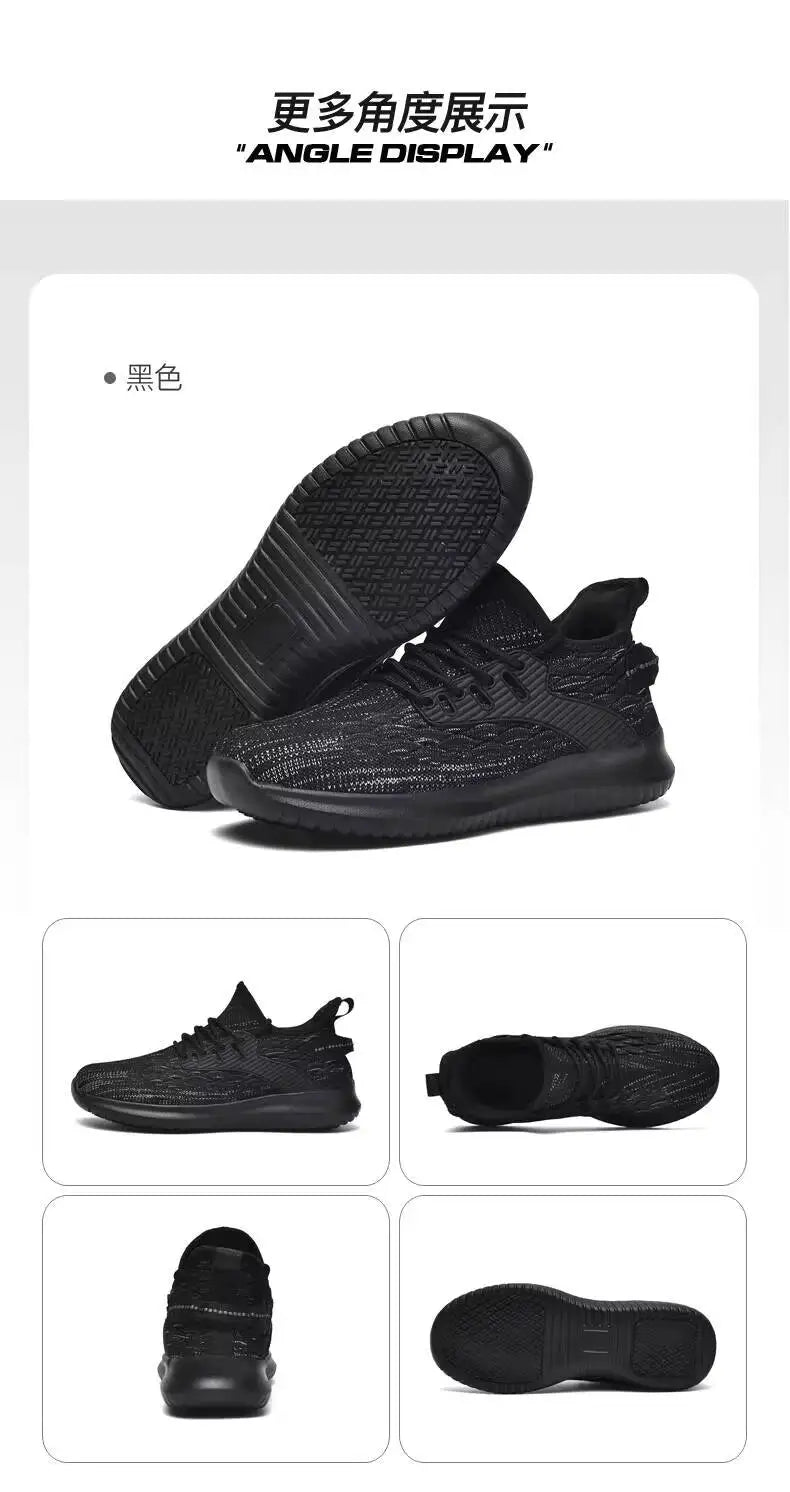 2026 Chef Non-Slip Four Seasons Breathable Hotel Work Light/Outdoor Men's Plus Size Casual Sports Walking Shoes