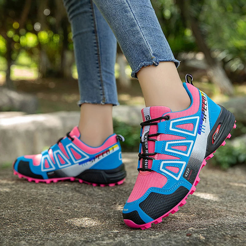 Women's Hiking Shoes Waterproof Outdoor Sports Shoes Women's Walking/Travel Sports Shoes Bicycle Sports Shoes Running Shoes