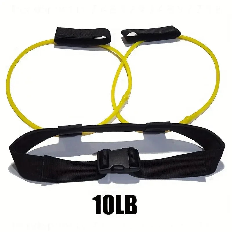Yoga Leg Butt Lifting Elastic Traction Belt Hip Fitness/Stretch Resistance Band Elastic Rope for Workout Training