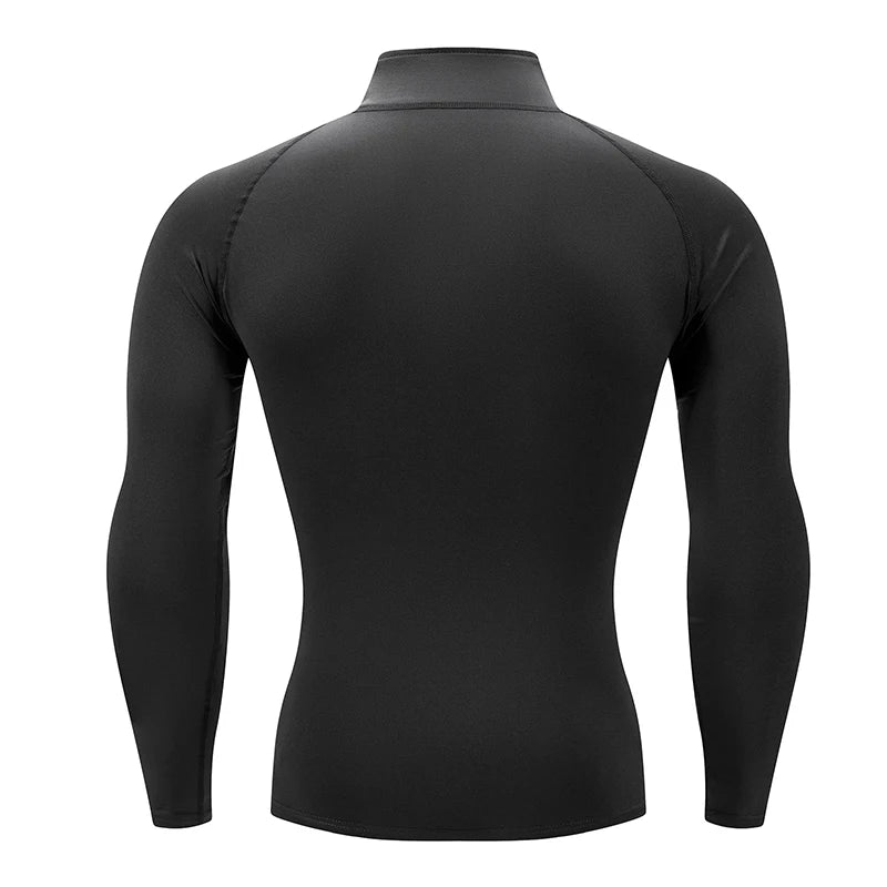 Men Sportswear Fitness Shirts Slim Long sleeve Gym T-shirt Running/Top Tee Tights Training Compression Clothes Sport T Shirt Men