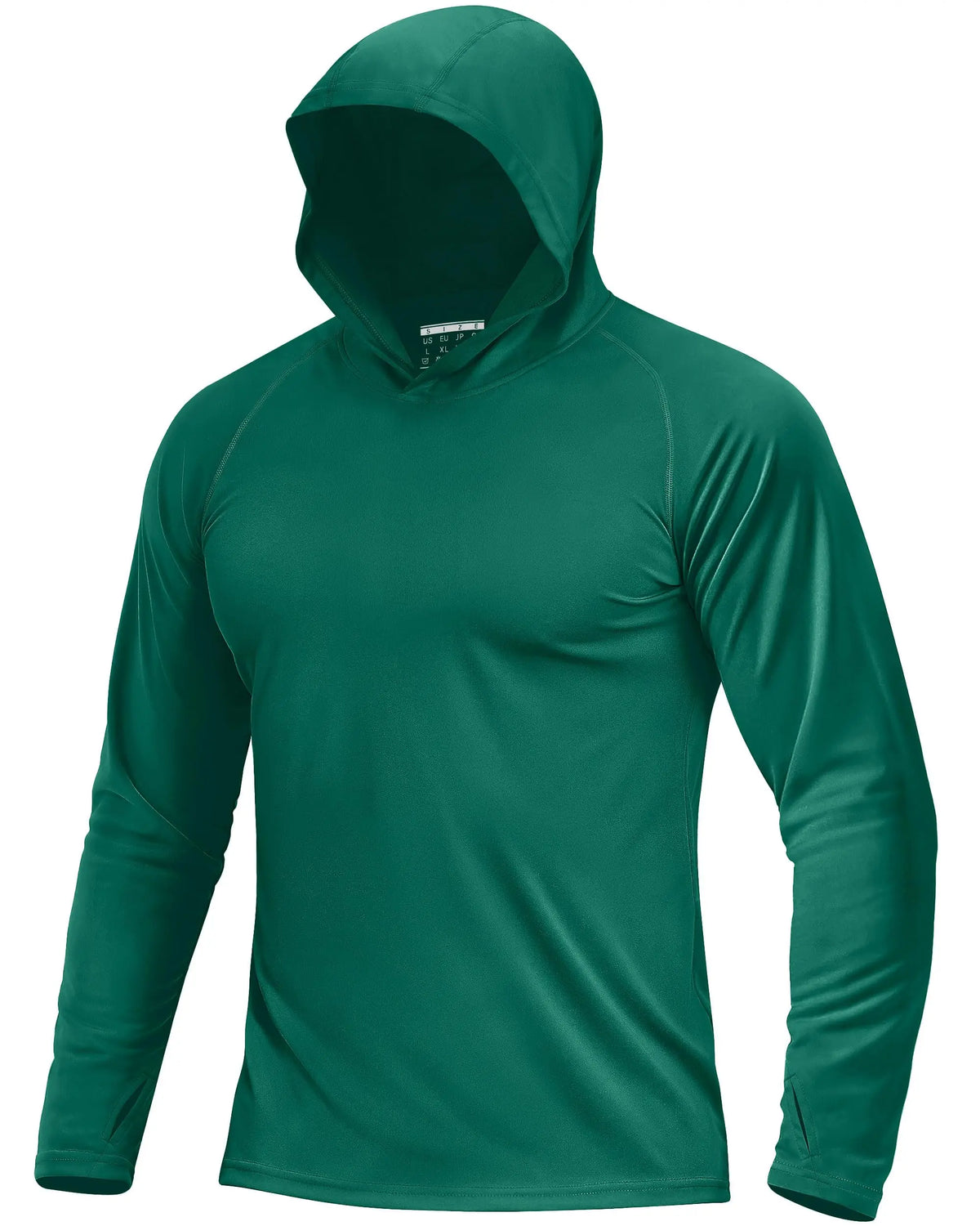 Men's UPF 50+ Sun Protection Hoodie Shirt Long Sleeve Quick Dry/Fishing Shirt Lightweight Outdoor Hiking Workout T-Shirt