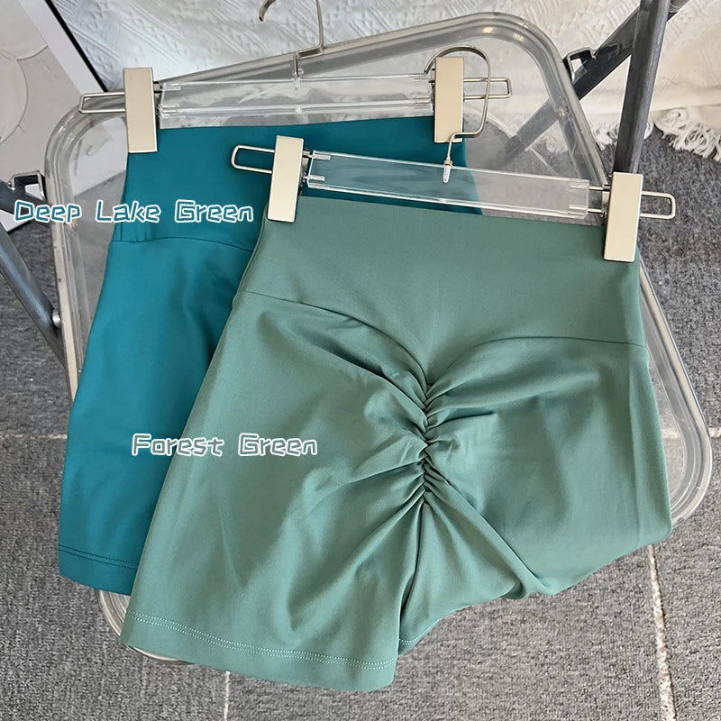 Women Sports Short Yoga Legging Shorts Squat Proof High Waist/Fitness Tight Shorts Quick Drying Cycling Workout Gym Shorts