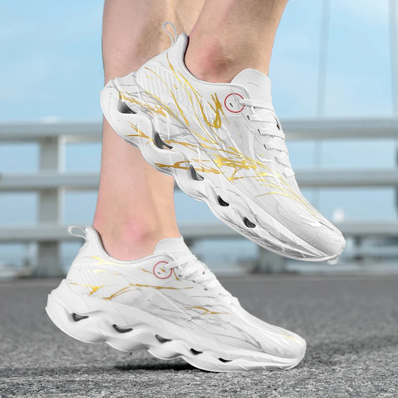 Couple Running Shoes New Shock-absorbing Lightweight Breathe Mesh/Marathon Professional Sports Shoes for Women