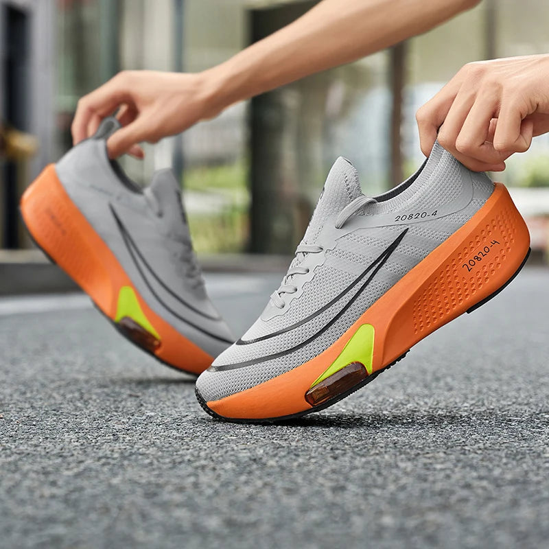 Sports Shoes for Men Fashion Cushioned Sneakers/Breathable Casual Student Sports Running Shoes