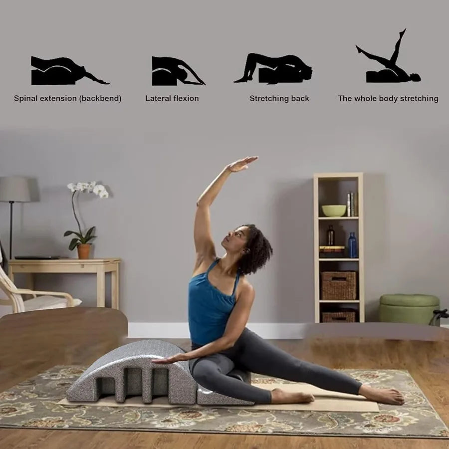 Spine Corrector Pilates S Curve for Balance and Core Strengthening/with Back Pain Relief in Fitness Training Yoga Physical