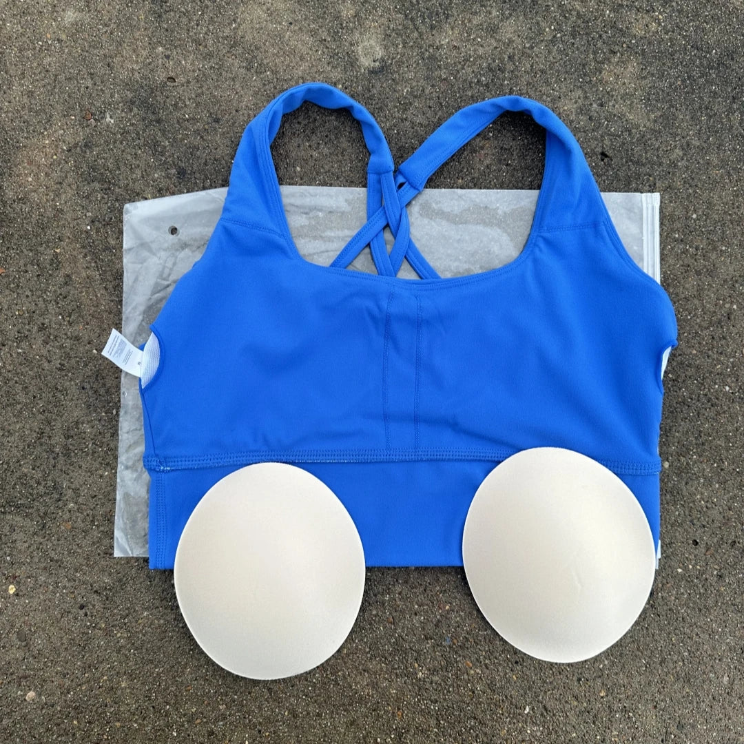 Solid Color Soft Tight Gym Yoga Underwear high strength shockproof/Women Cross Back Fitness Bra Sport Top Comprehensive