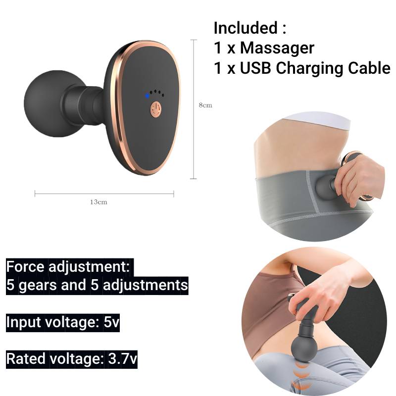 Massage Gun Fitness Extended Massage/Tapping Deep Tissue Muscle Massager Gun