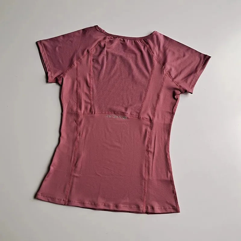 Outdoor Sports Shirt Sportswear Yoga Wear Women's Sports/T-Shirt Fitness Clothes Running Yoga Top Female Workout Tops T-shirt