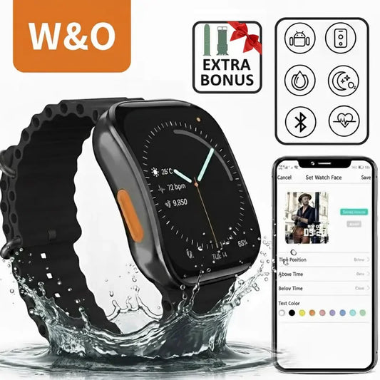 Smart Watch For Women Men, 1.83'' HD Full Touch Screen/Wireless Calling Smartwatch (Answer/Make Call) Activity Tracker 100+ Sport Modes
