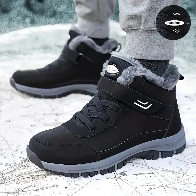 snow boots for women for Outdoor Work Tourism Business/Commuting Daily Leisure Women's black winter boots Waterproof