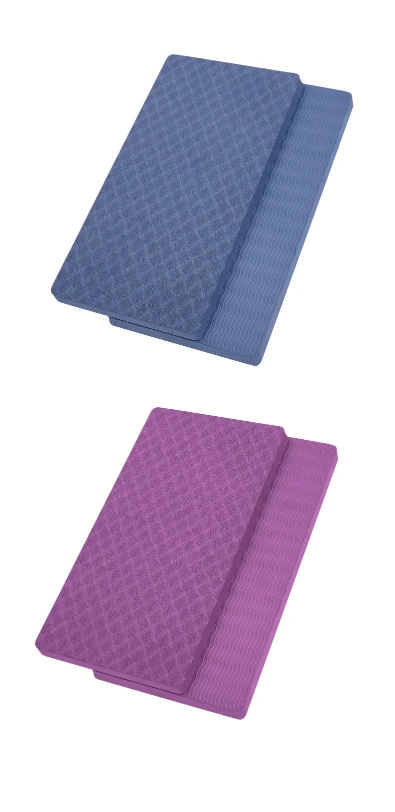 TPE Yoga Kneeling Mat Plank Square Pad Knee Assist Mat Portable Elbow Mat/Yoga Exercise Fitness Cushioning and stress Relief Aid