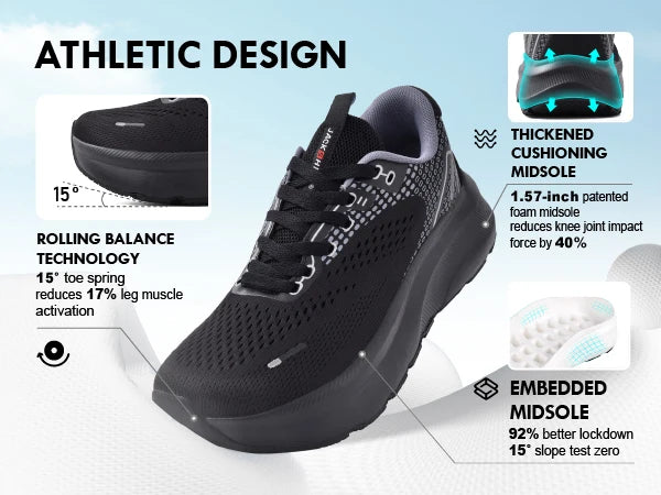 Wide Toe Box Shoes Women Arch Support Wide Sneakers for Running/Walking Athletic Tennis Orthopedic Plantar Fasciitis