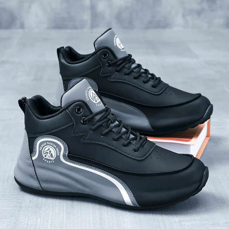 Men's Shoes New Casual Sneakers Shock-Absorbing Breathable/Running Shoes Men's Wear-Resistant Thick-Soled Shoes