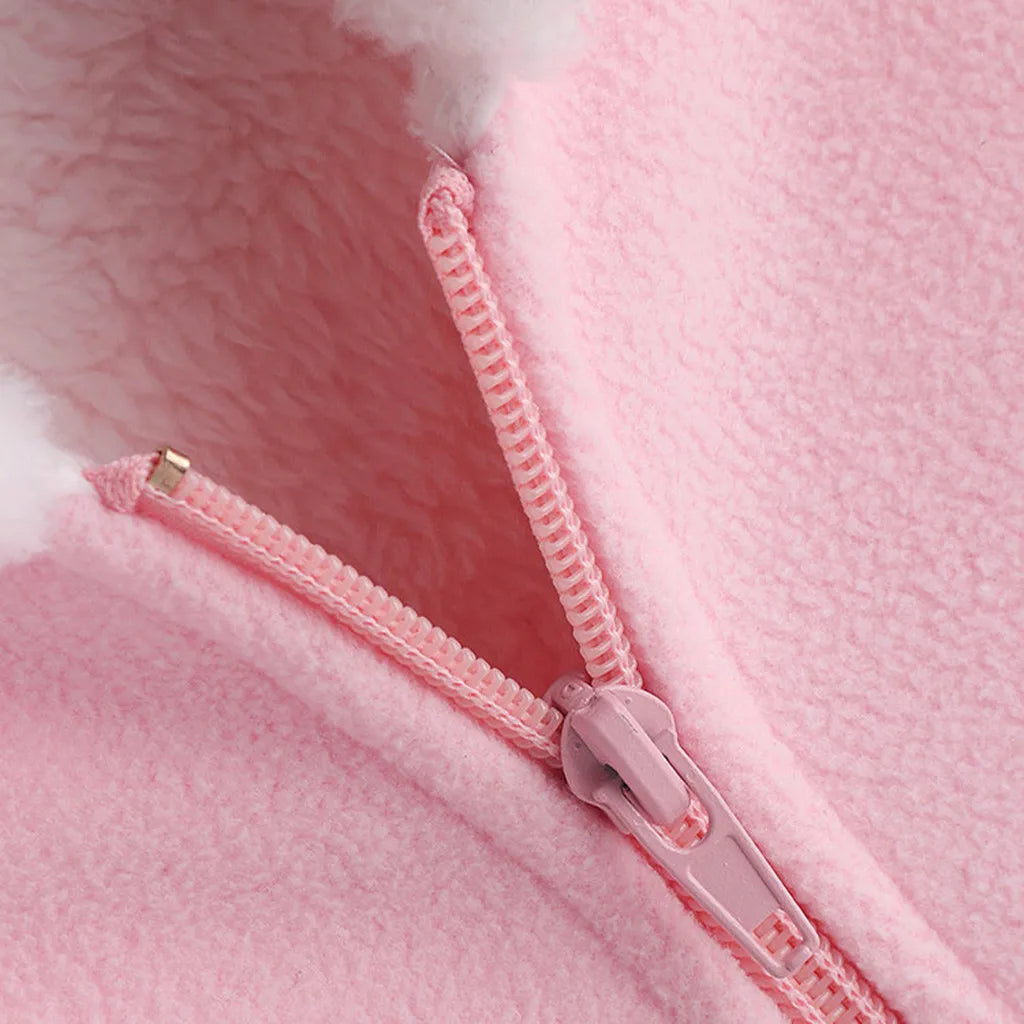 Women Plush Fleece Jackets Coat Fashion Autumn Winter/Women's Overcoat Zipper Outwear Jacket Female Casual