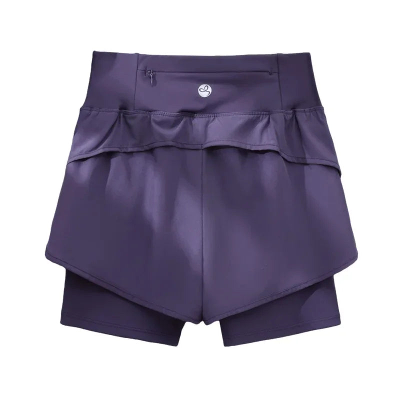 Women Running Shorts 2 In 1 Quick Dry High Waist Summer Shorts/With Pocket Lightweight Cycling Clothes Athletic Wear