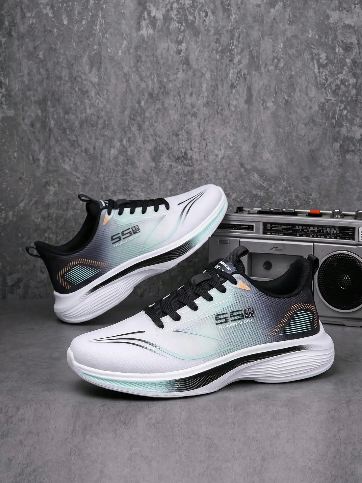 Lightweight Breathable Men's Running Shoes With Shock-Absorbing Sole/Non-Slip Wear-Resistant, Perfect For Daily Workouts