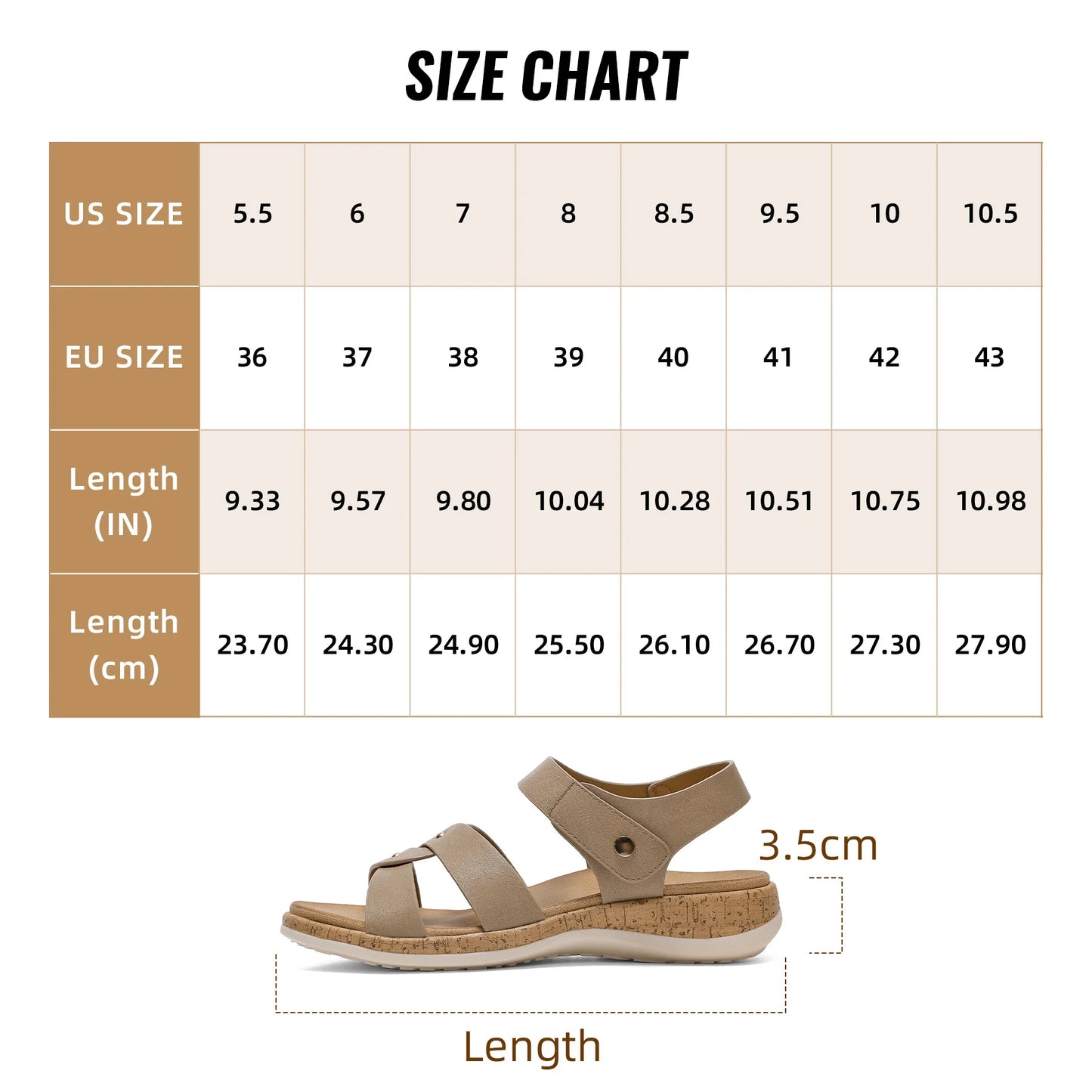Women Open Toe Flat Sandals Arch Support Adjustable/Comfort Summer Beach Casual Walking Shoes