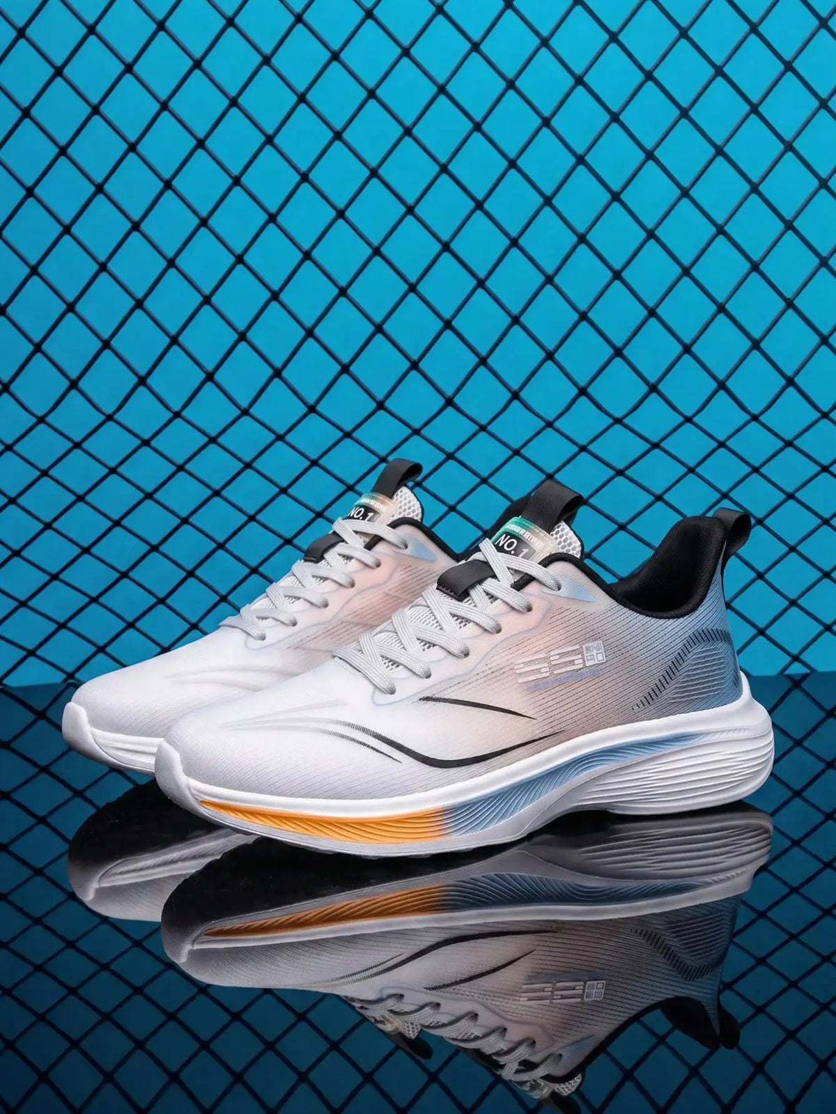 Lightweight Breathable Men's Running Shoes With Shock-Absorbing Sole/Non-Slip Wear-Resistant, Perfect For Daily Workouts