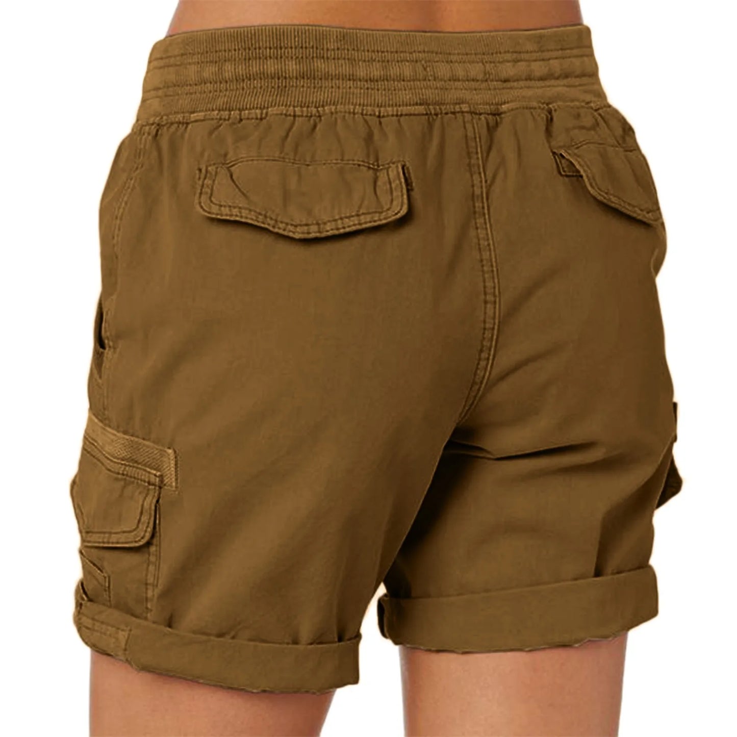 Women Cargo Shorts Summer Loose Hiking Shorts/With Pockets Casual All-Match Korean Style Clothes Shorts