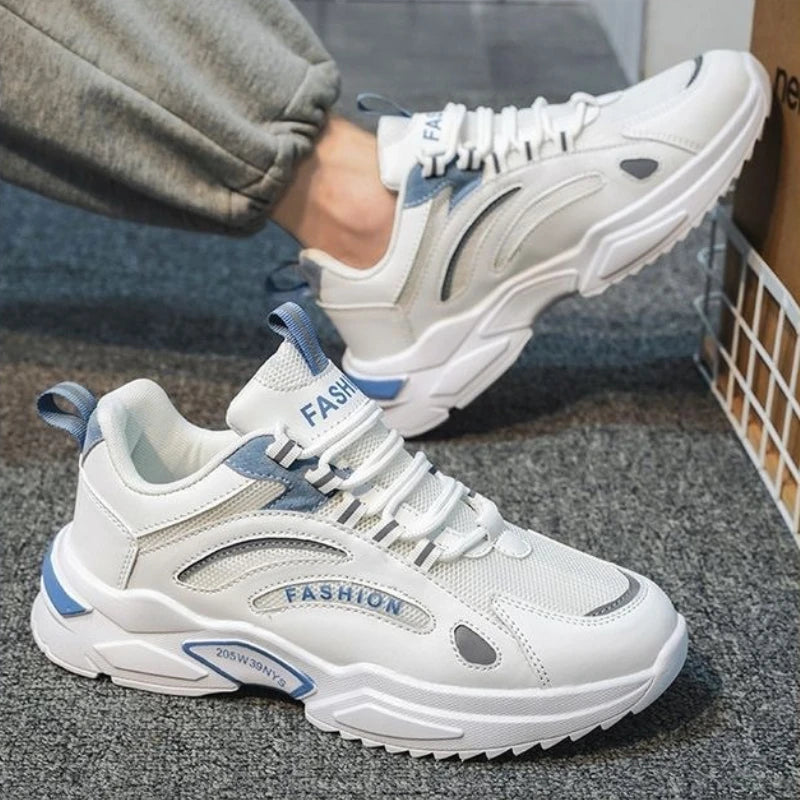 Designer Men's Trendy Shoes Summer New Breathable Shoe Mesh Casual/Sneakers Male Anti Slip Comfortable Running Shoes Home