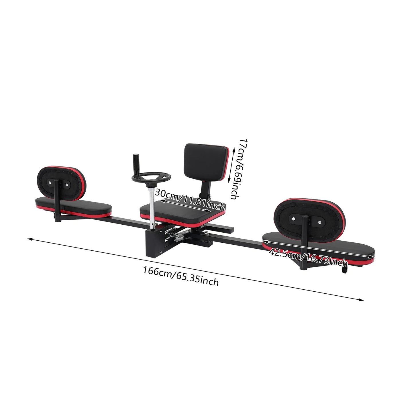 Adjustable Split Machine Heavy Duty Leg Stretcher/with Wheels & Cushion for Dance Yoga Home Gym