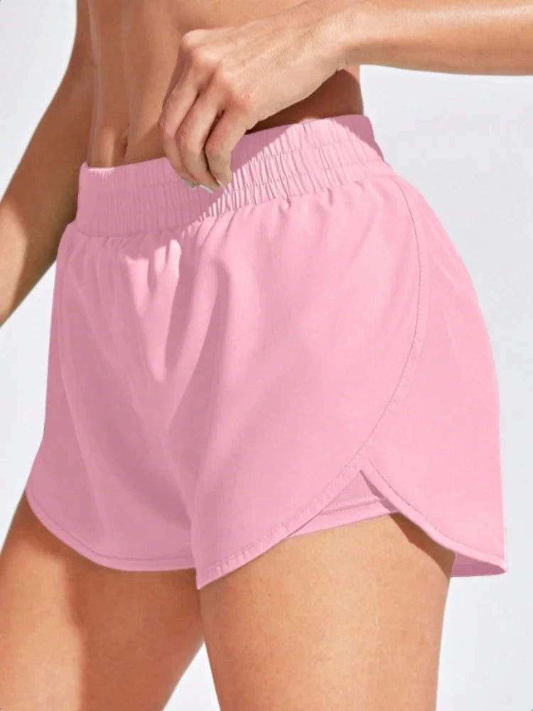 Yoga Shorts Women Fitness Elastic Running Workout Short Leggings/For Ladies Gym Sport Shorts Fitness Sportwear
