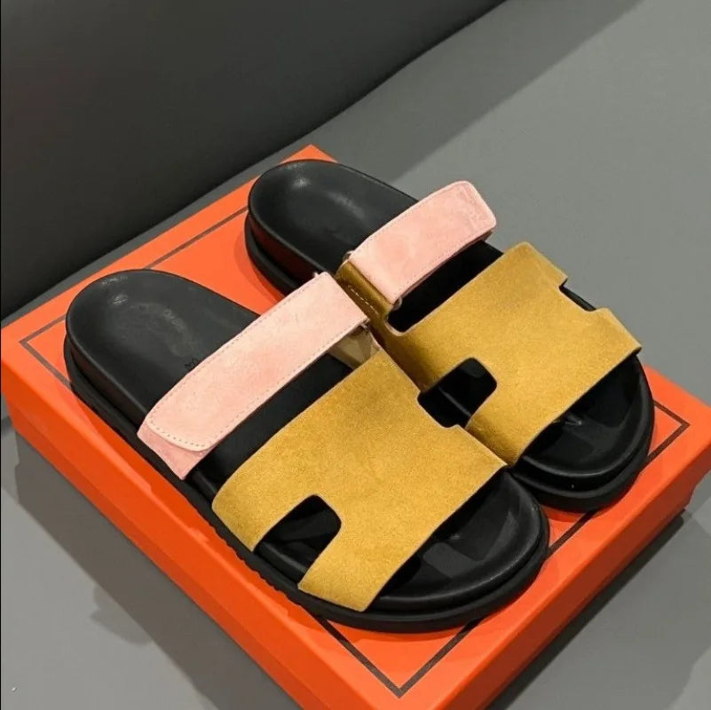 Women's 2026 Velcro Outdoor Sandals Fashion/Thick Sole Beach Slippers Comfortable Summer Slides for Casual & Walking