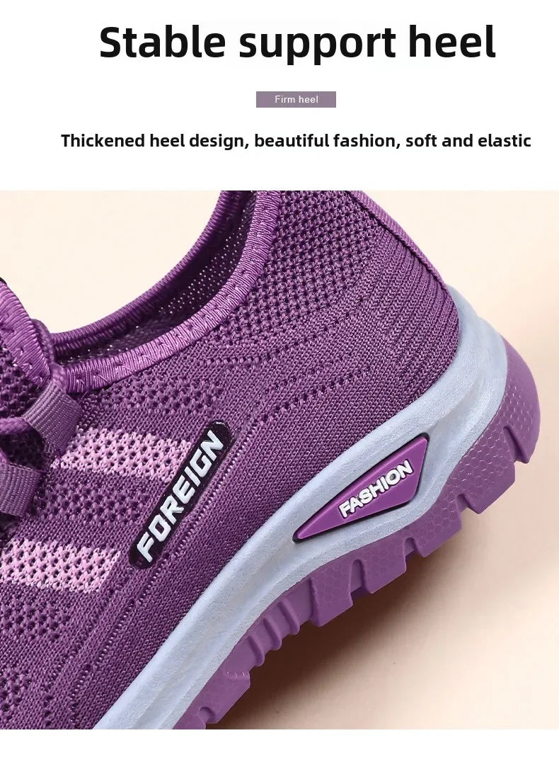 Spring Fashion Women's Shoes High quality Anti slip and Wear resistant/Sports Shoes Mesh Breathable Walking Shoes Designer