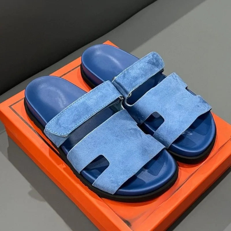 Women's 2026 Velcro Outdoor Sandals Fashion/Thick Sole Beach Slippers Comfortable Summer Slides for Casual & Walking