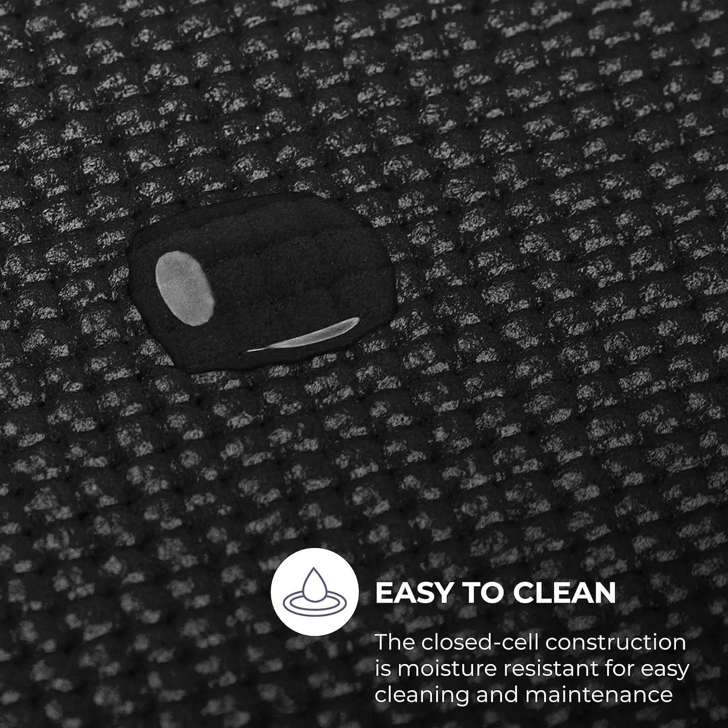 5mm Thick Non-Slip Yoga Mat Roll, 24in x 50ft/Cut to Custom Length for Home Fitness and Exercise