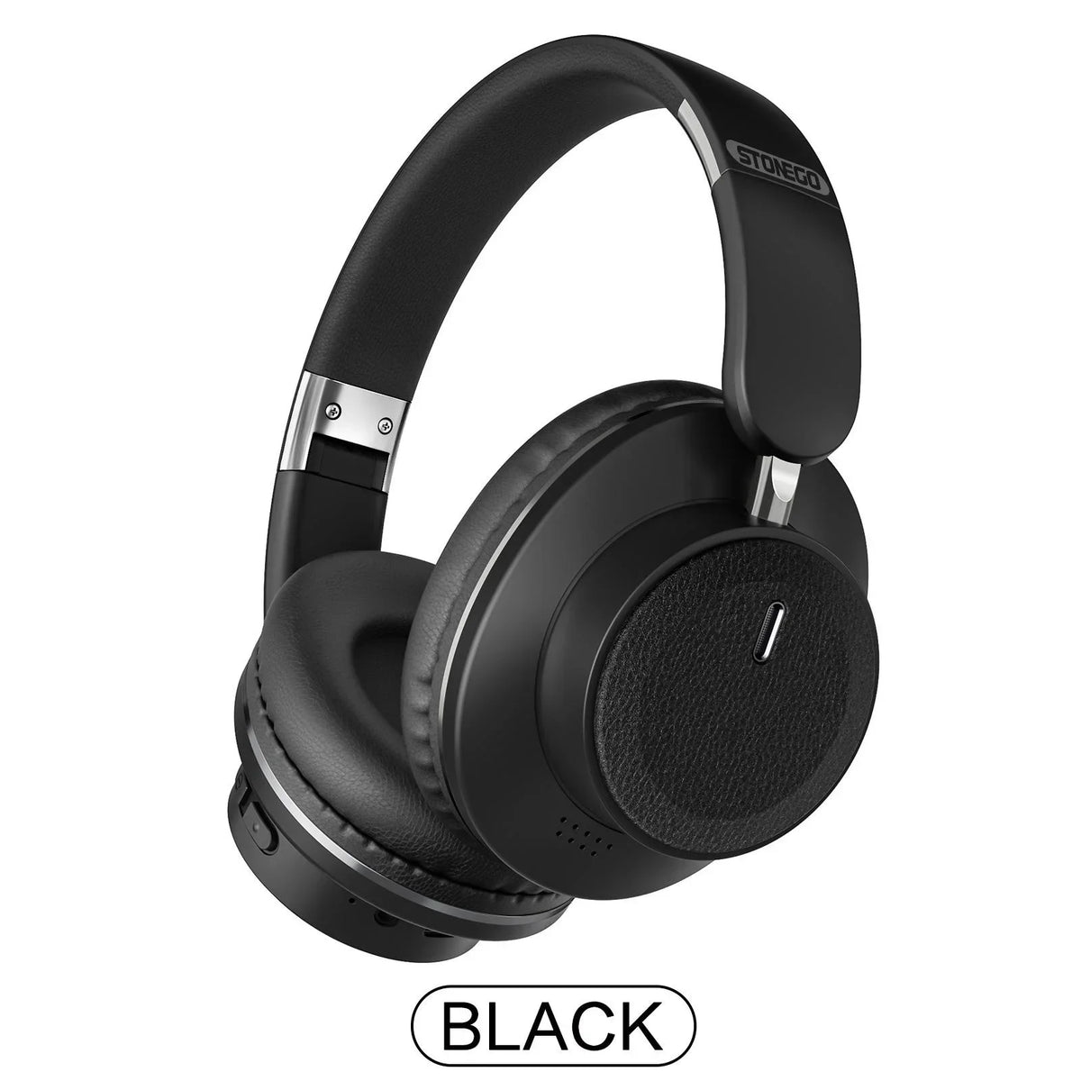 Bluetooth Headphones Wireless Headset Over Ear Foldable/Portable Fashion Aesthetic Design With 24H Long Battery Life