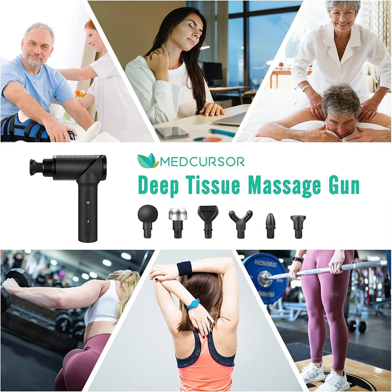 Medcursor Massage Gun Muscle Relaxation Deep Tissue Massager/For Muscle Pain Relief Exercising Body and Relaxation Massager