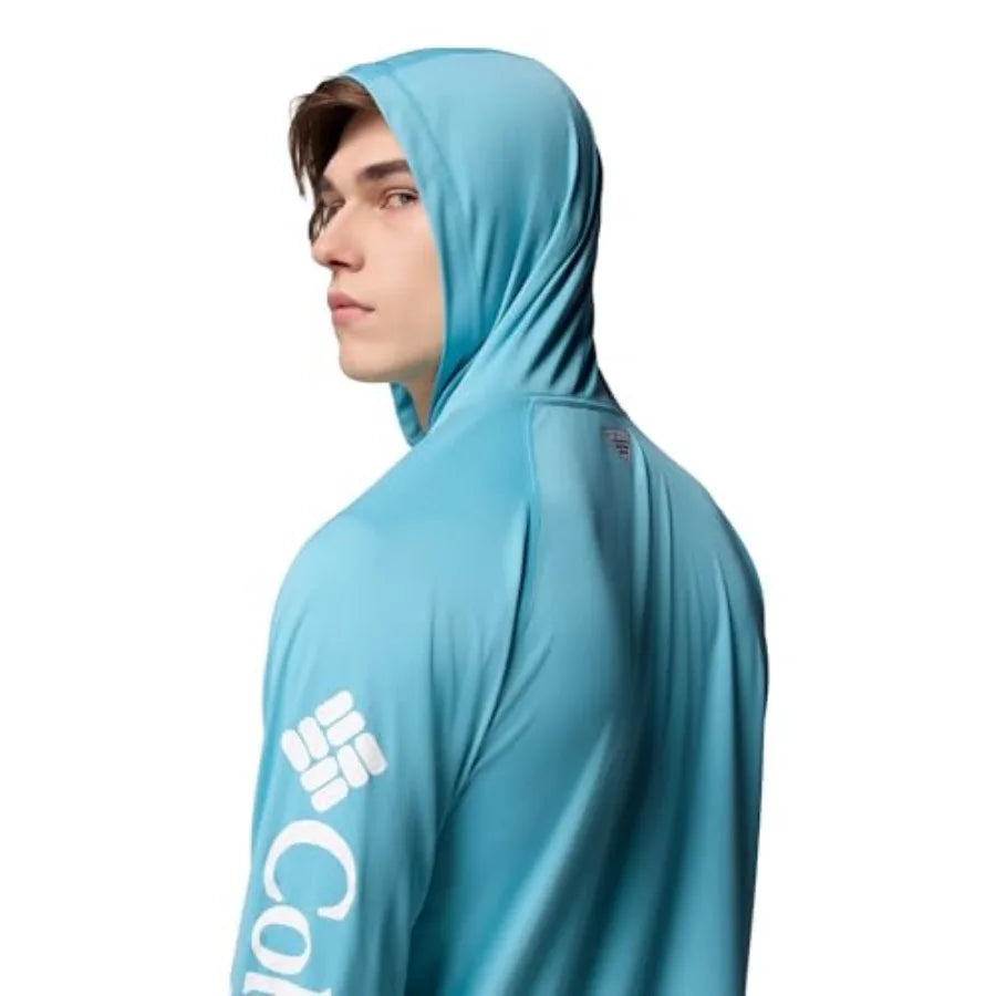 Columbia Men's PFG Terminal Tackle/Lightweight Windbreaker Comfortable Hoodie
