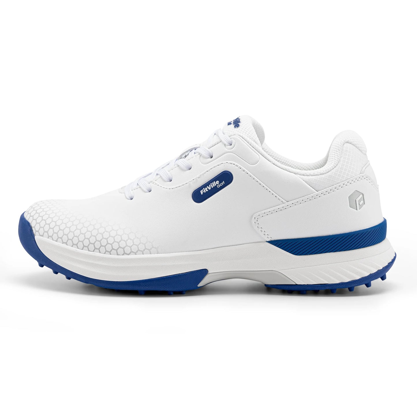 FitVille Wide Men's Golf Shoes Non-Slip Wear-Resistant Comfortable/Pickleball Sports Shoes Suitable for Swollen Feet