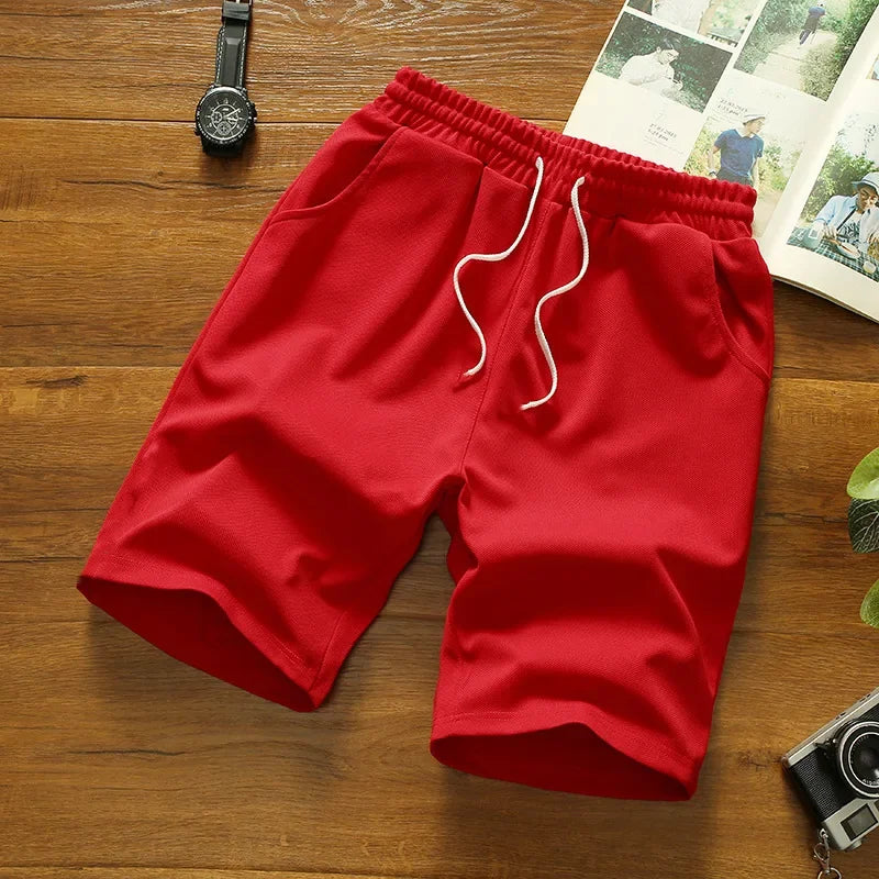 Summer Breathable Men Mesh Shorts Gym Bodybuilding Casual Loose Shorts/Joggers Outdoor Fitness Beach Shorts L-4XL