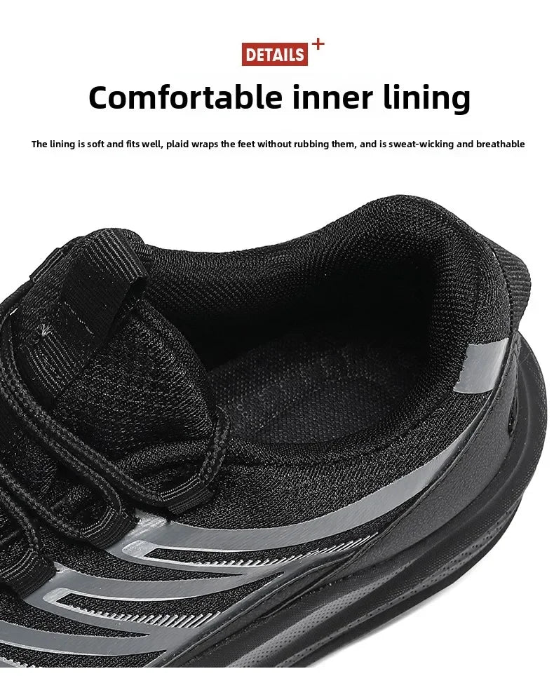Extra Wide Feet Men Mesh Athletic Sneakers Lightweight Breathable/Casual Trainers Shock Absorb Insole Outdoor Jogging Footwear