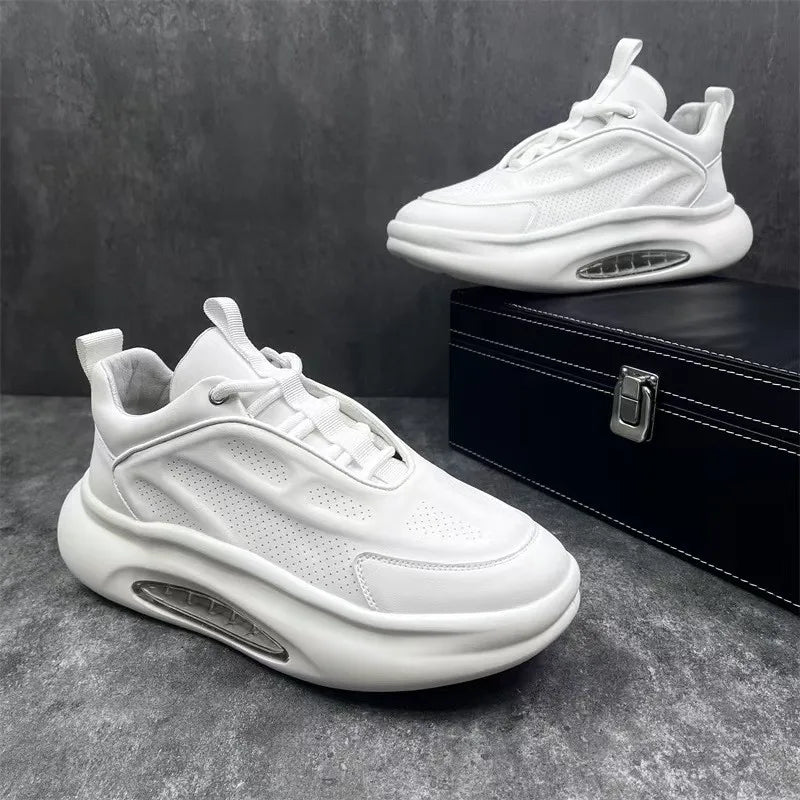 Men's shoes for summer and spring Men's style versatile thick sole/heightening breathable Sports air cushion shock absorbing
