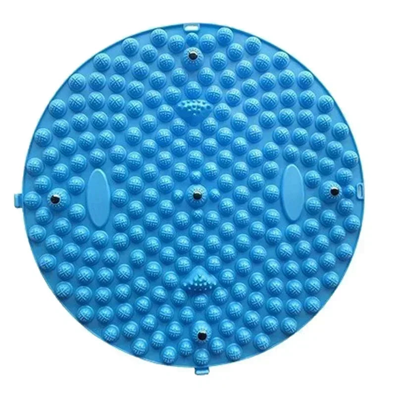 Foot Yoga Massage Acupressure Board Mat Muscle Relaxation Round Exercise Mat/Fitness Foot Training Acupuncture Physiotherapy