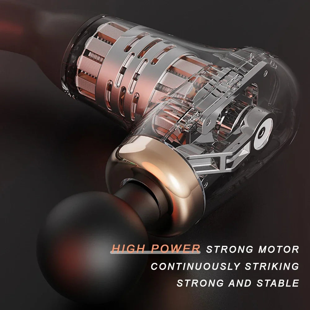 Fascia gun Handle Elbow 3 Modes 6 Gears Adjust/Muscle Relaxation Massage Percussion Hammer for Athletes