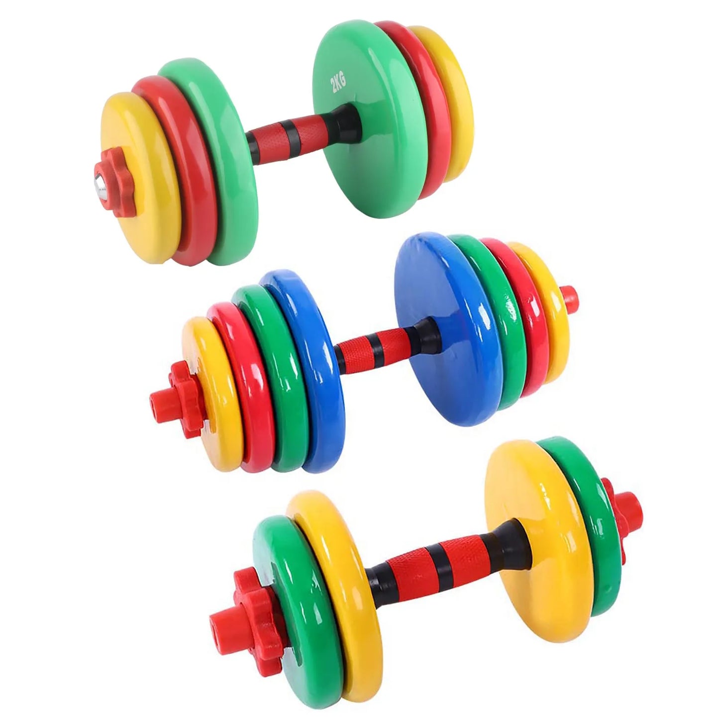 Colorful Removable Non Slip Grip Fitness Gym Home Weight Lifting Hand/Dumbbell Colorful Dumbbell Fitness Dumbbell Hand Dumbbell