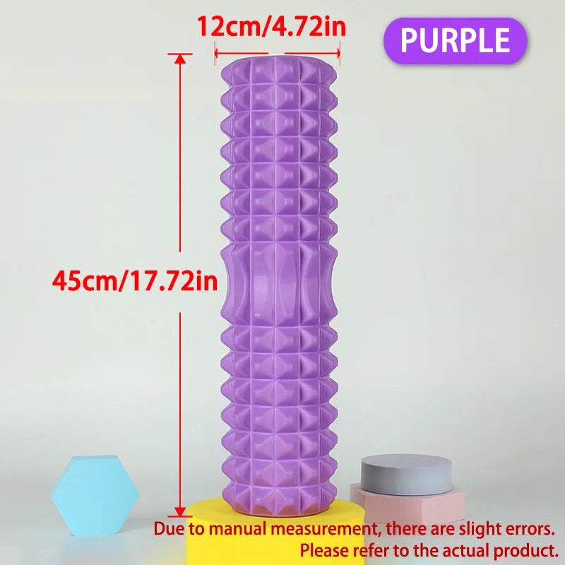 45/30cm Foam Massage Roller Hollow Column Fitness Equipment/for Muscle Massage Physiotherapy and Sports Rehabilitation