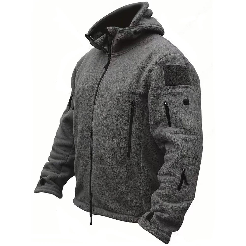 Men US Military Winter Thermal Fleece Tactical Jacket Outdoors Sports/Hooded Coat Softshell Hiking Outdoor Army Jackets
