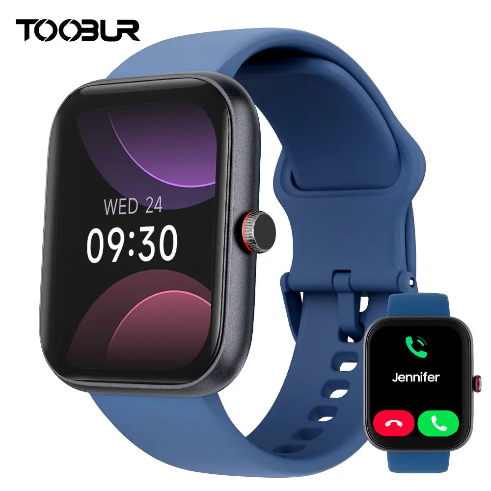 TOOBUR Smart Watch with fitness tracker sleep monitoring/watch face Smartwatch Compatible with Android&IOS